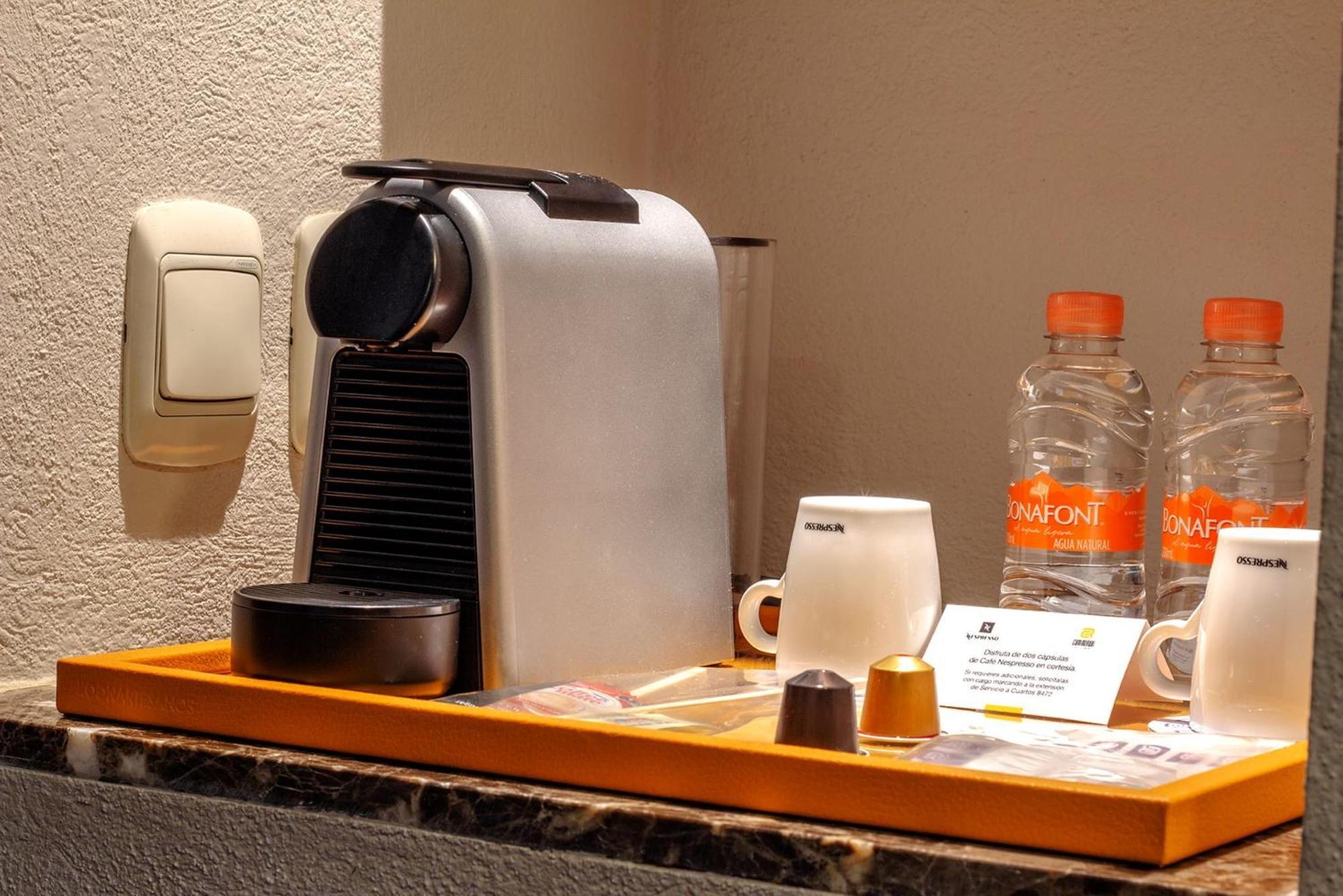 Camino Real Pedregal Mexico Hotel Exterior photo A Nespresso coffee machine in a hotel room